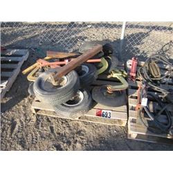 Pallet of Gauge Wheels