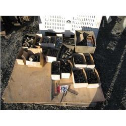 Pallet of Wheel Parts & Hydraulic Fittings