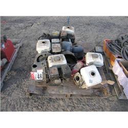 Pallet of Honda Motors and Pumps