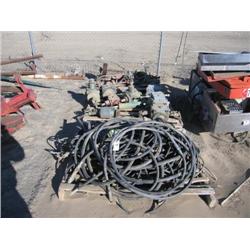 1 Lot (3) Pallets of Hose, Cases, Misc