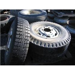 Pallet of 1100-20 Tires/Rims