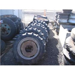 Large Lot of Circle Tires/Rims
