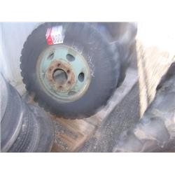 Large Lot of Military Tires/Rims