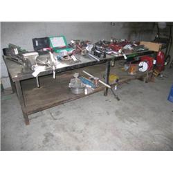 Large Steel Work Bech w/Vise