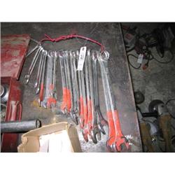 Set of End Wrenches 3/8" - 1.25"