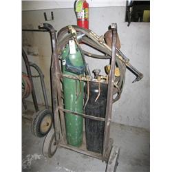 Torch Cart w/Victor Torch Set