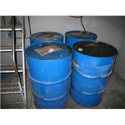 (4) Barrels of Chevron Lubricants
