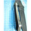 Image 21 : Bowie knife with a 10" clip point blade, no maker's mark visible, with silver wrapped rosewood handl