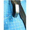Image 24 : Bowie knife with a 10" clip point blade, no maker's mark visible, with silver wrapped rosewood handl