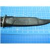 Image 3 : Bowie knife with a 10" clip point blade, no maker's mark visible, with silver wrapped rosewood handl