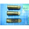 Image 2 : Collector ammunition three rounds of .577 Snider brass case -- bullets are paper wrapped