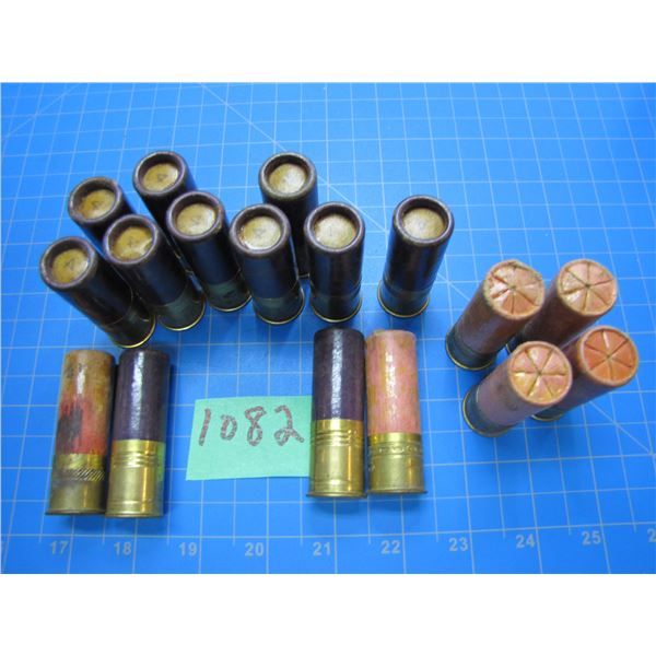 LOT OF MISC 12 GAUGE PAPER SHOTGUN SHELLS