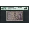 Image 2 : Southern Rhodesia, 1939 -51, set of 3 Specimen, 5 & 10 Shillings and 1 pound. All graded as PMG 64. 