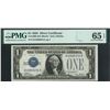 Image 1 : USA, 1928, Silver Certificate $1, H15980254A. PMG 65EPQ.