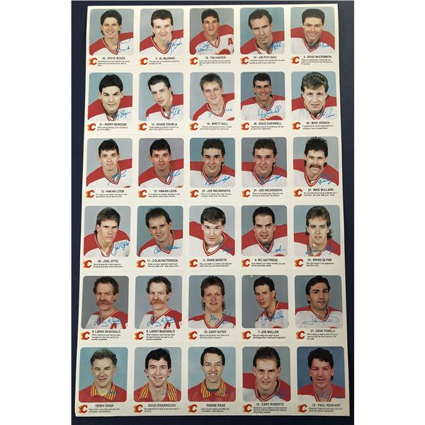 1987 RED ROOSTER CALGARY FLAMES set