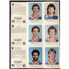 Image 2 : 1982-83 RED ROOSTER Edmonton Oilers set on 2 uncut sheets