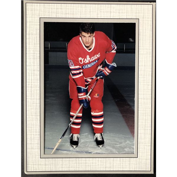 1989-90 Eric Lindros junior hockey portrait photo w/ frame