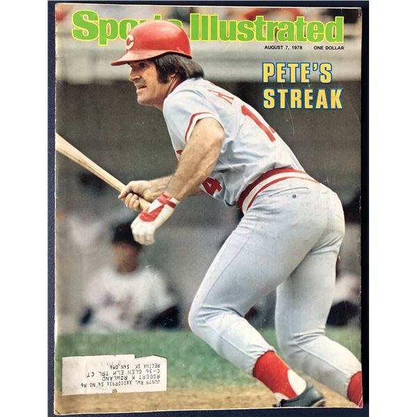 Sports Illustrated August 7 1978 - Pete Rose cover