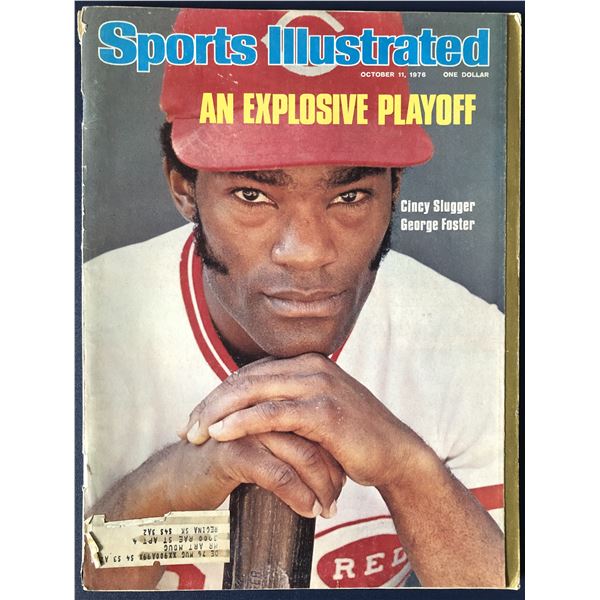 Sports Illustrated October 11, 1976 - George Foster cover (HOF)