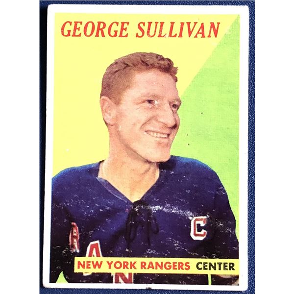 1958-59 TOPPS George Sullivan
