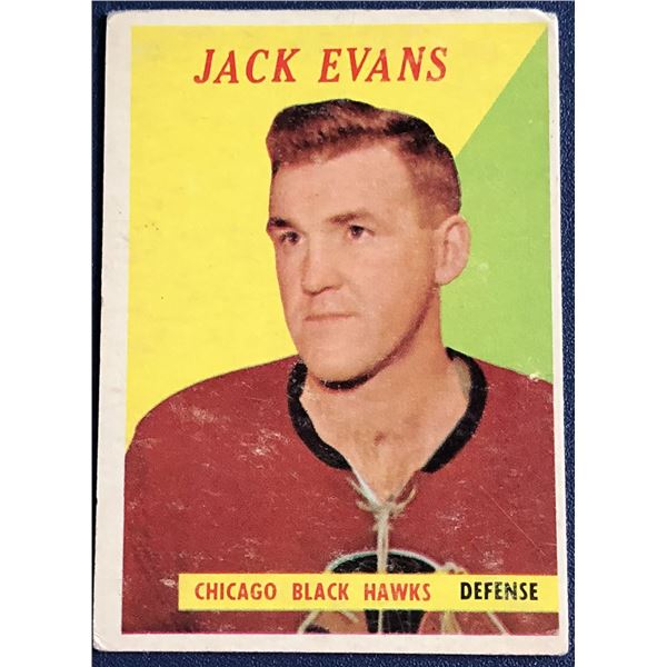 1958-59 TOPPS Jack Evans