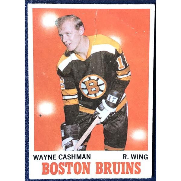 1970-71 O-PEE-CHEE Wayne Cashman