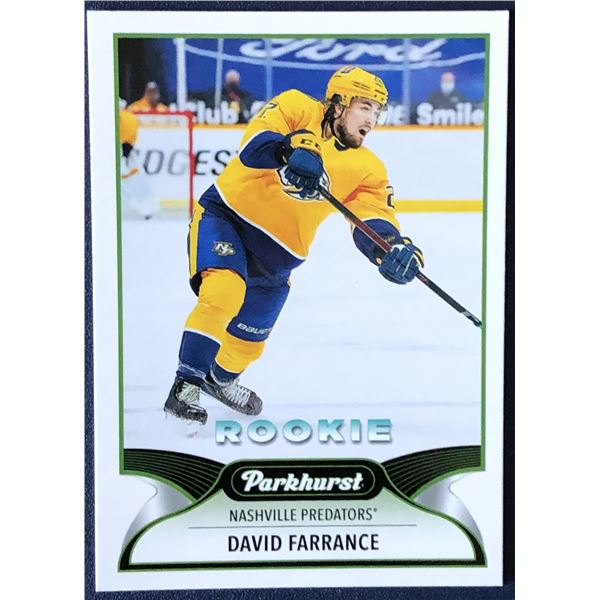 2021-22 PARKHURST David Farrance (RC)
