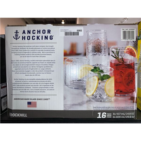 Anchor Hocking Craft Glasses 16 Piece