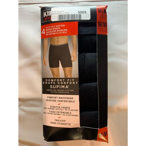 Kirkland Supima Cotton Boxer Briefs Size M
