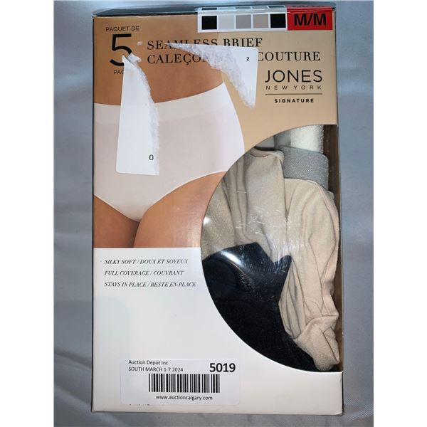 Jones New York seamless brief 5 pack size M