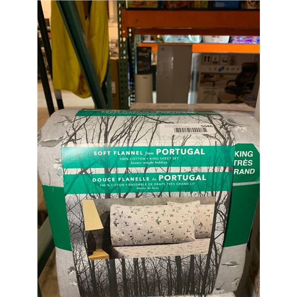 Soft Flannel Portugal King Sheet Set