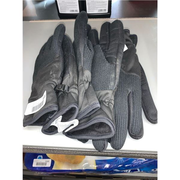 Lot of 3 Pairs of Spyder Gloves