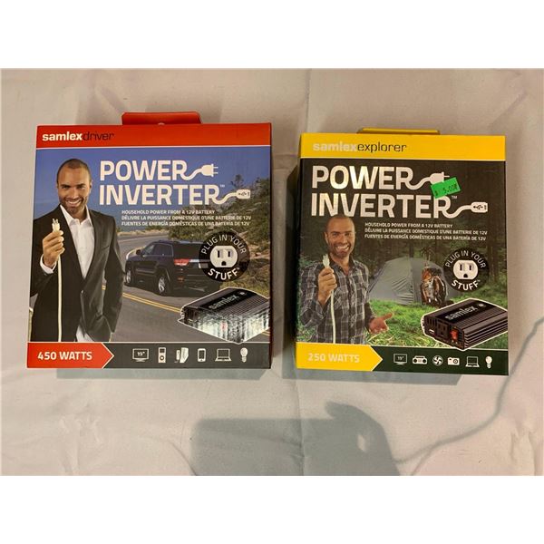 Samlex Driver Power Inverter lot of 2 450 Watts and 250 Watts