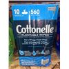 Image 2 : Cottenelle flushable wipes 10 x 56ct pack