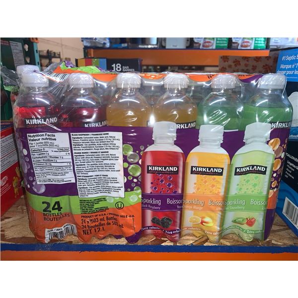 Kirkland sparkling water 24 x 503ml