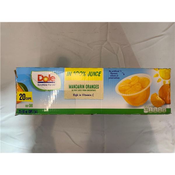 Dole Mandarin Oranges 20 cups x 107ml