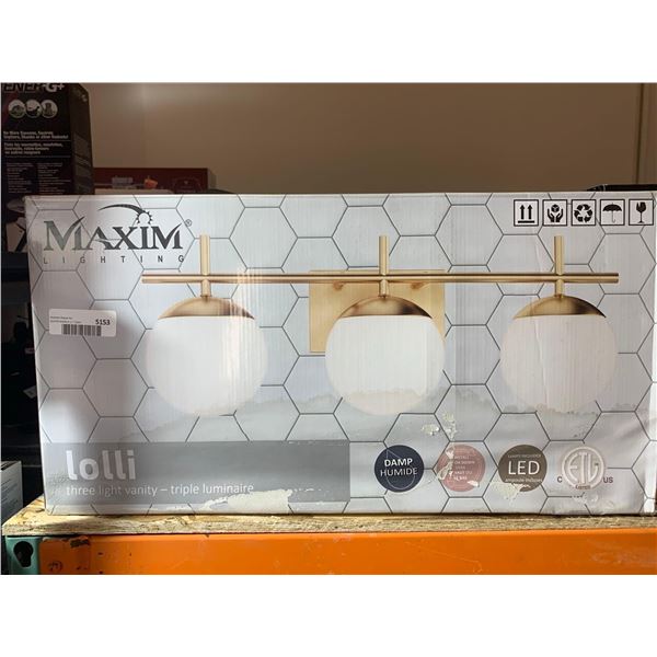 Maxim Lighting Lolli 3 light vanity