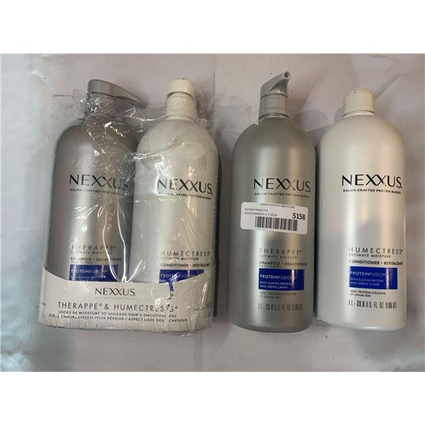 Nexxus Salon Crafted Protein Blends shampoo and conditioner 4 x 1L