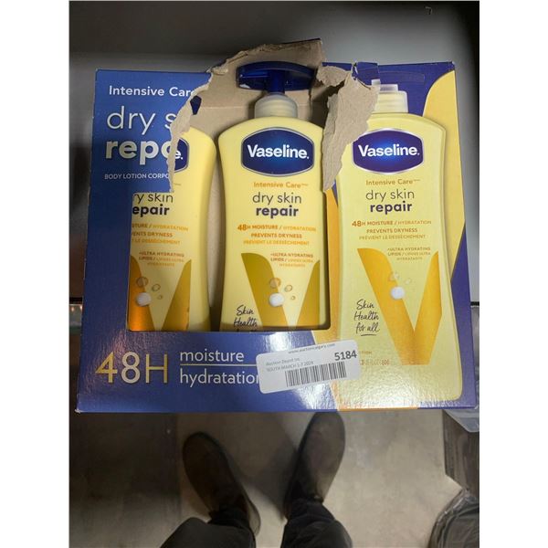 Vaseline Dry Skin Repair 3 x 600ml