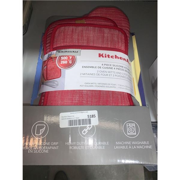 Kitchen Aid 4 Piece Silicone Kitchen Set