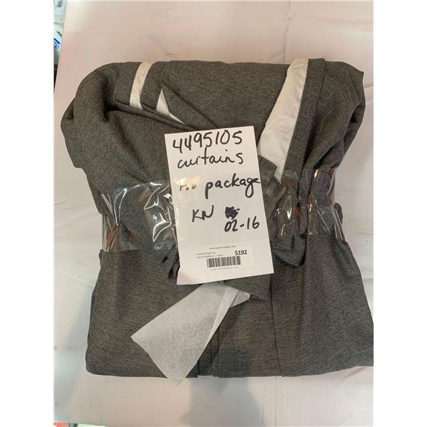 BON LUXE BLACKOUT CURTAIN 52? X 90? NO BOX