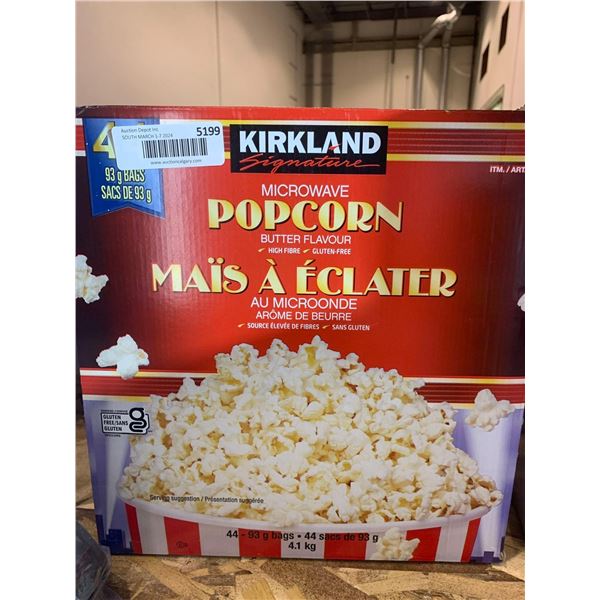 Kirkland Microwave Popcorn Butter Flavour