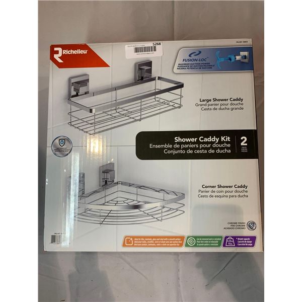Richelieu 2 piece shower caddy kit