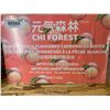 Image 1 : Chi forest white peach flavoured sparking water 24x330ml