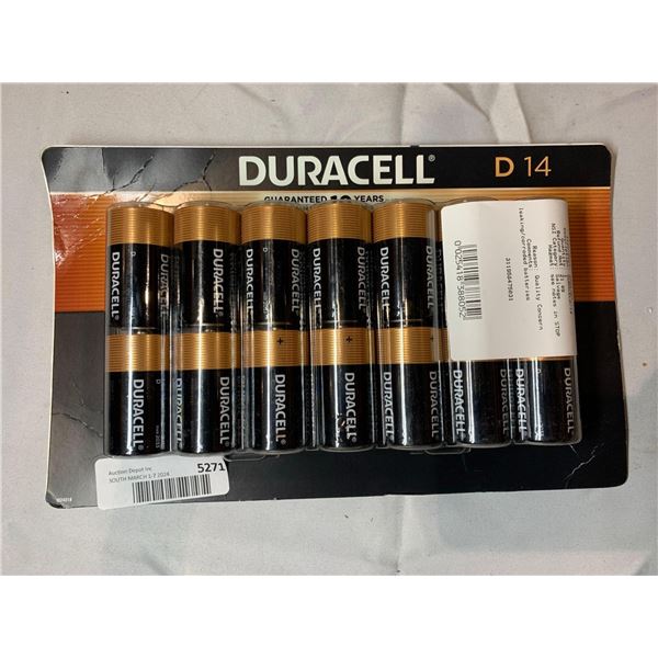 Duracell D batteries pack of 14
