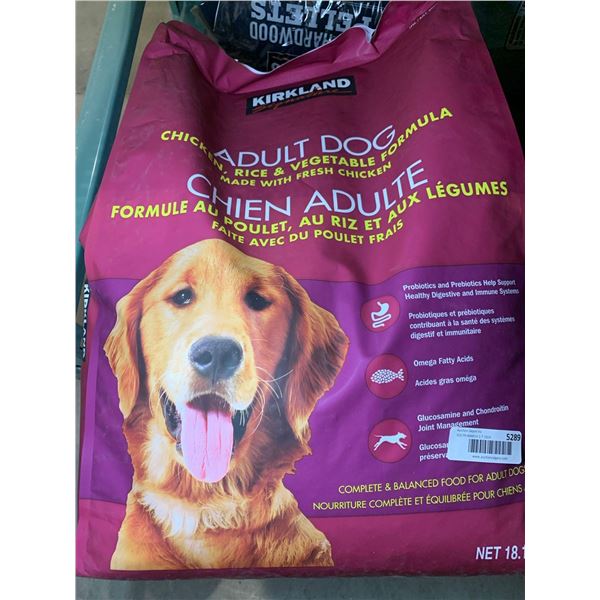 Kirkland signature chicken, rice and vegetable dog food 18.14kg