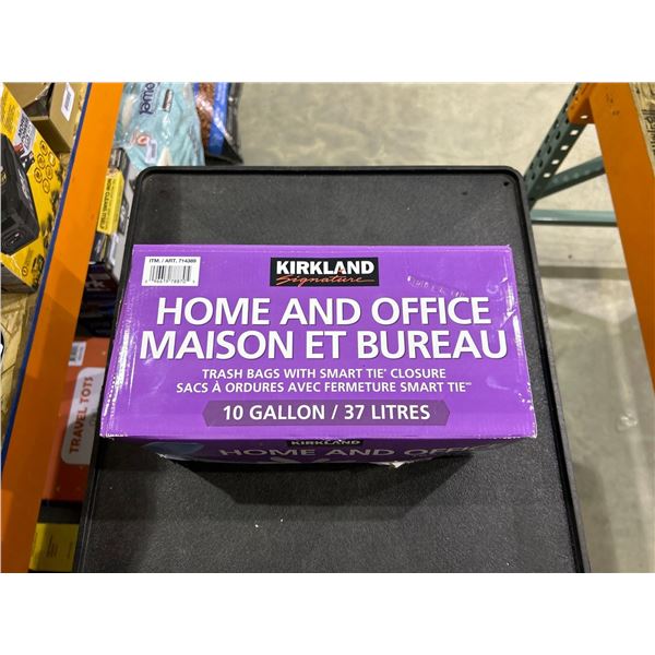 Kirkland signature 10 gallon white trash bags