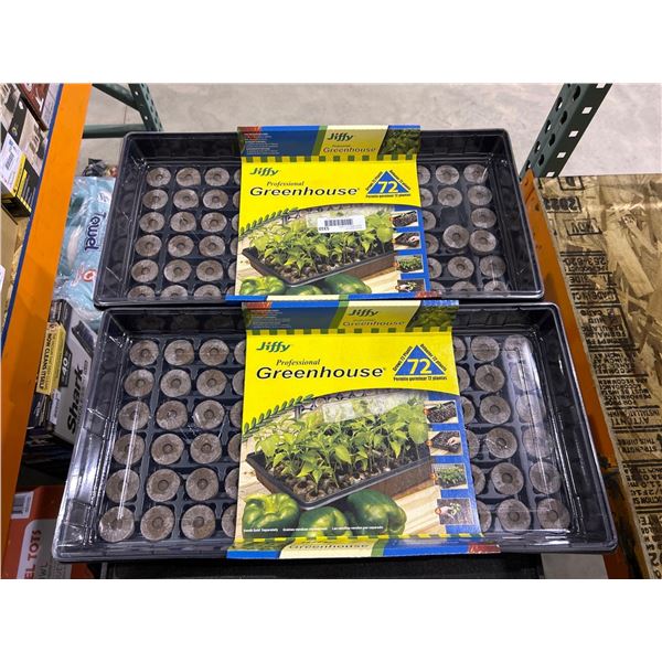 Jiffy personal greenhouse planters, grows up to 72 plants, lot of 2