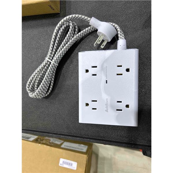 Addtam power bar with surge protection