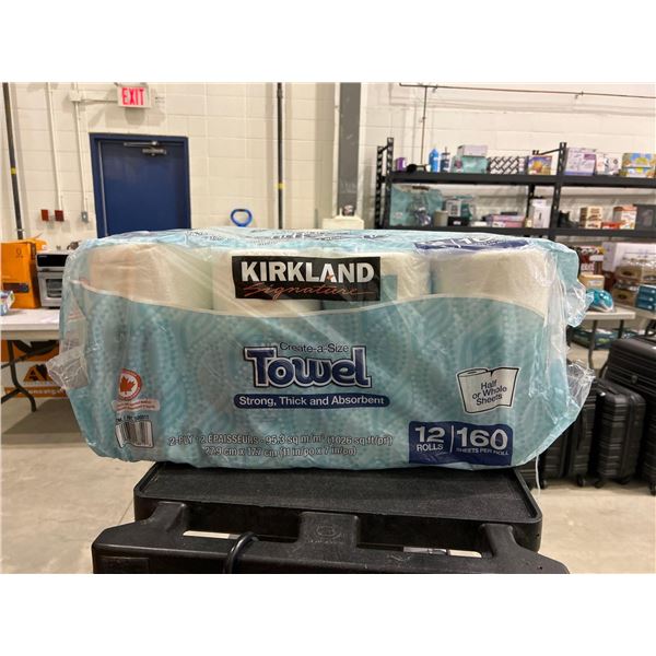 Kirkland signature paper towel pack of 12 rolls